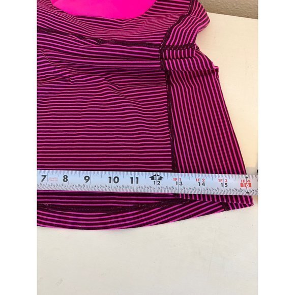 Lululemon Pink & Maroon Razorback Tank size‎ S/M - Picture 6 of 7